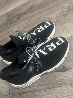 Prada Black  Sock Sneakers